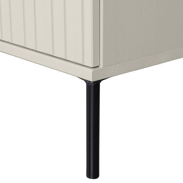 Světle šedý TV stolek z borovicového dřeva 150x56x44 cm New Gravure – WOOOD-image-4