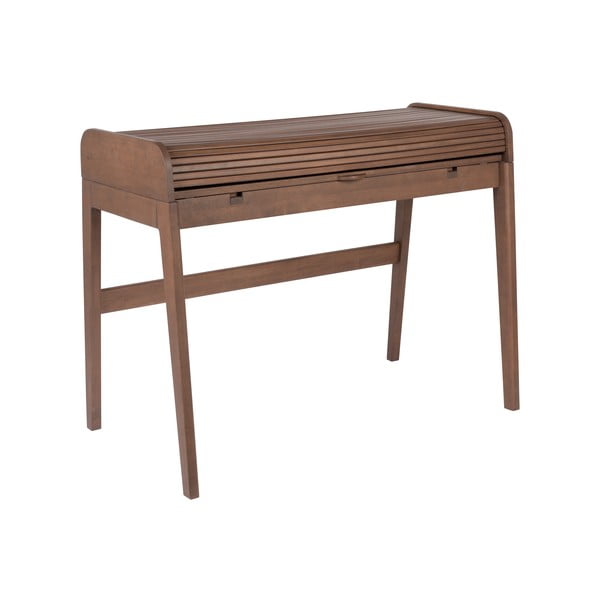 Hnědý psací stůl s výsuvnou deskou Zuiver Barbier-image-2