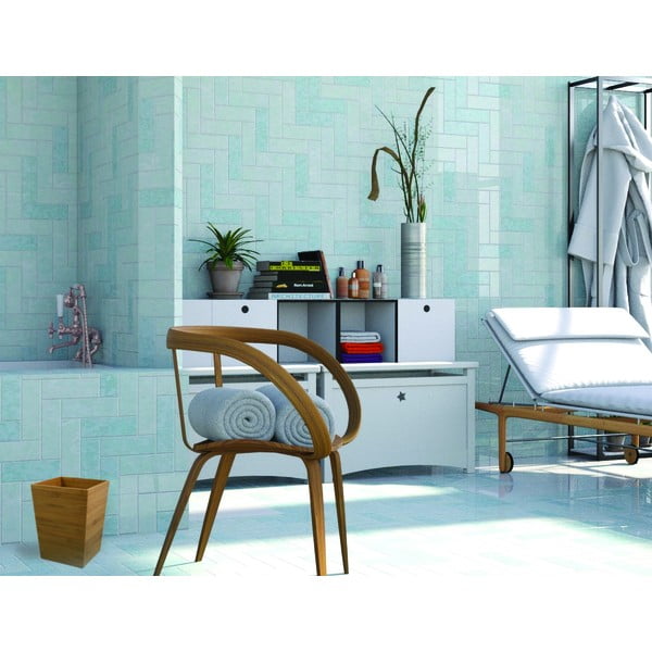 Bambusový odpadkový koš v přírodní barvě 3 l – MSV-image-1