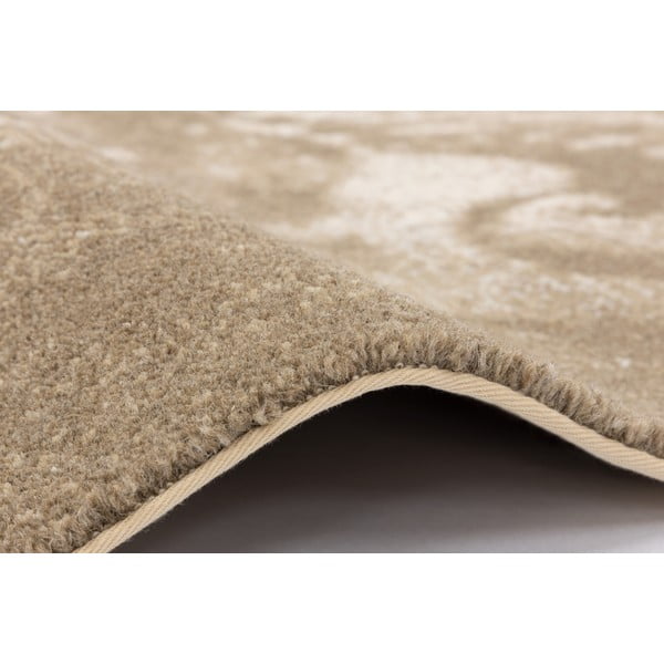 Béžový vlněný koberec 200x300 cm Damask – Agnella-image-2