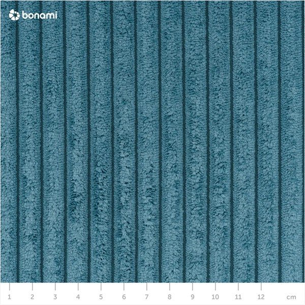 Modrý manšestrový modul pohovky, levý roh Nihad modular – Bobochic Paris-image-4