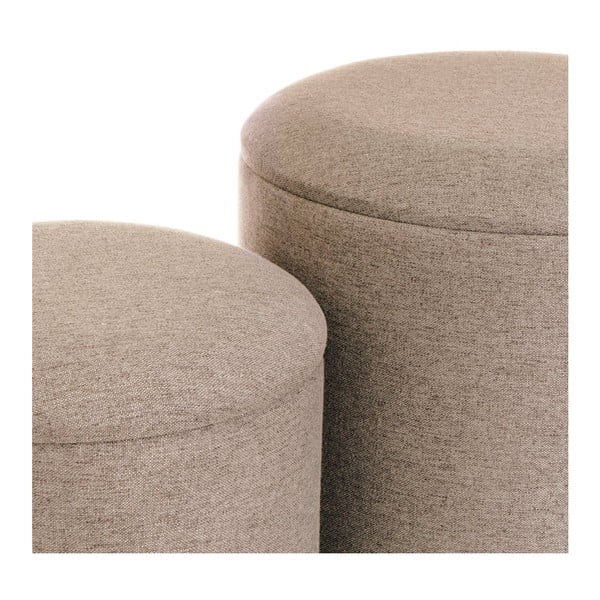 Světle hnědé taburety v sadě 2 ks – Casa Selección-image-2