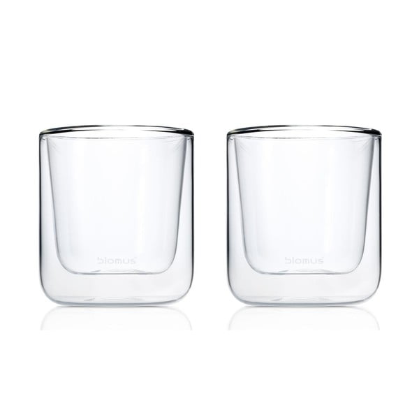 Dvoustěnné sklenice v sadě 2 ks 200 ml Nero – Blomus