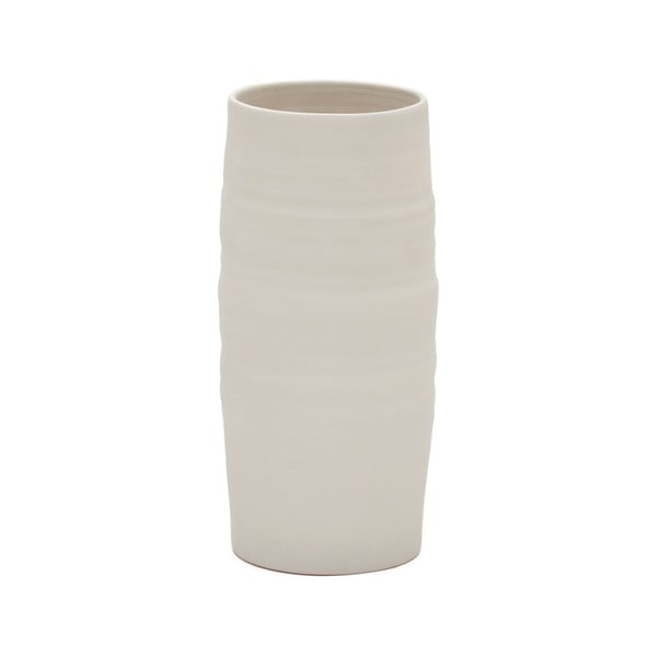 Bílá keramická váza Macae – Kave Home