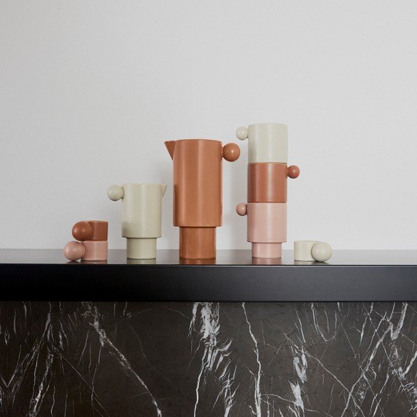 Světle růžový porcelánový hrnek Inka – OYOY Living Design-image-1