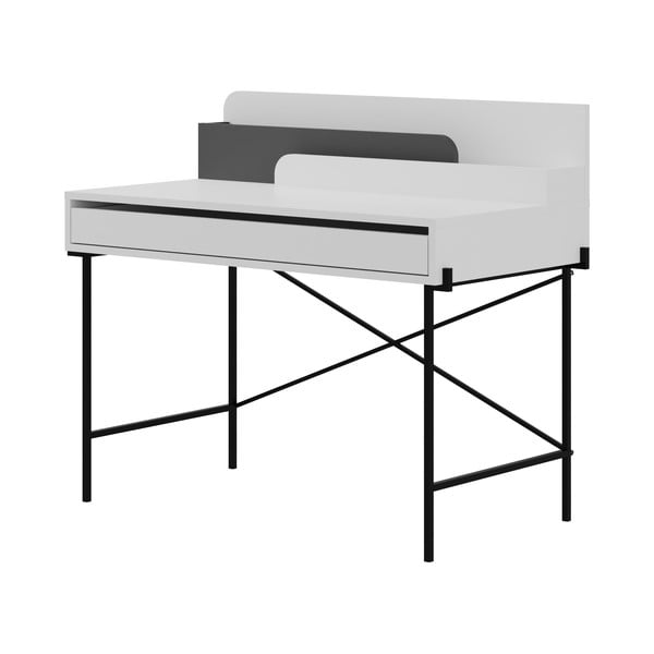 Pracovní stůl se sekretářem 60x113 cm Lila – Marckeric-image-3