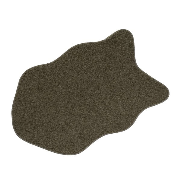 Tmavě zelená syntetická kožešina 60x90 cm Sherpa – Casa Selección