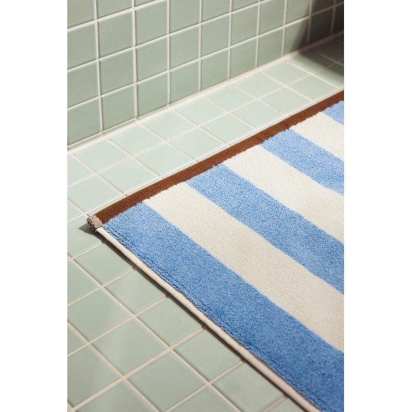 Modrá textilní koupelnová předložka 50x80 cm Gobo – noo.ma-image-3