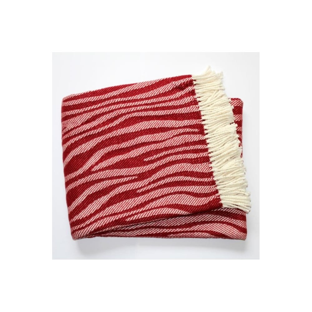 Deka Zebra Bordeaux Red, 140x180 cm