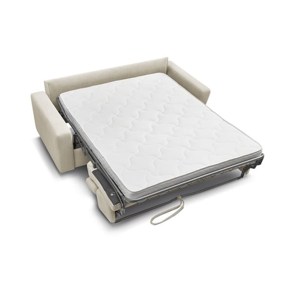 Krémová rozkládací pohovka 195 cm Monaco – Bobochic Paris-image-4