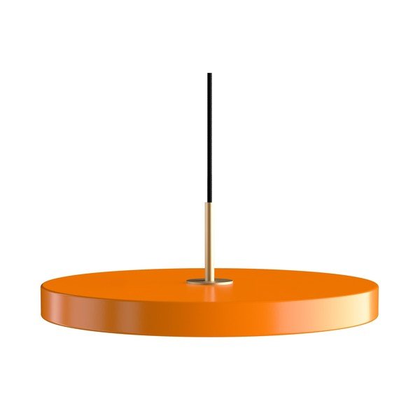 Oranžové LED závěsné svítidlo s kovovým stínidlem ø 43 cm Asteria Medium – UMAGE