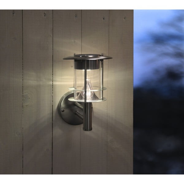 Venkovníní světlo Solar Enerfy Wall Lantern Steel-image-1