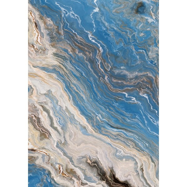 Modré koupelnové předložky v sadě 2 ks 60x100 cm – Foutastic-image-2