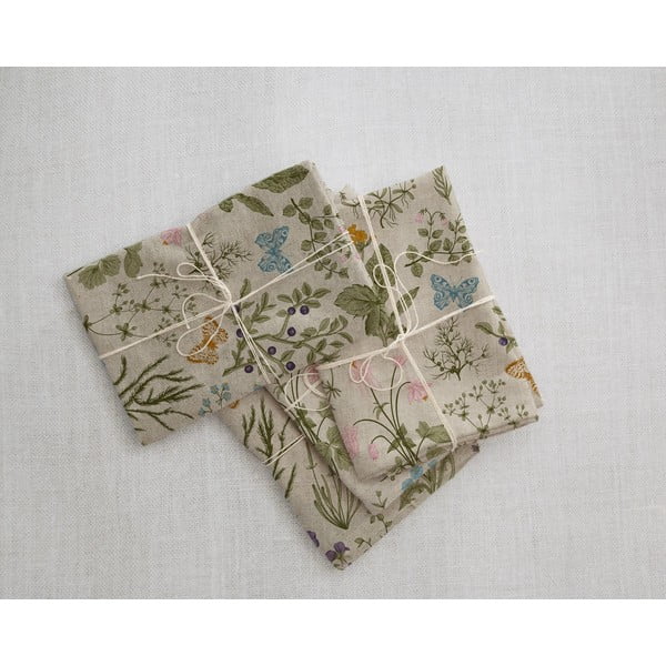 Textilní ubrousky v sadě 4 ks Botanical – Surdic-image-1