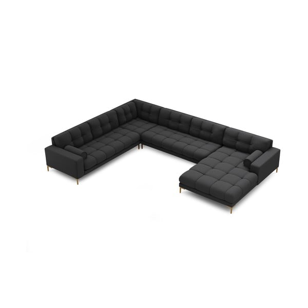 Tmavě šedá rohová pohovka (levý roh) Bali – Cosmopolitan Design-image-4