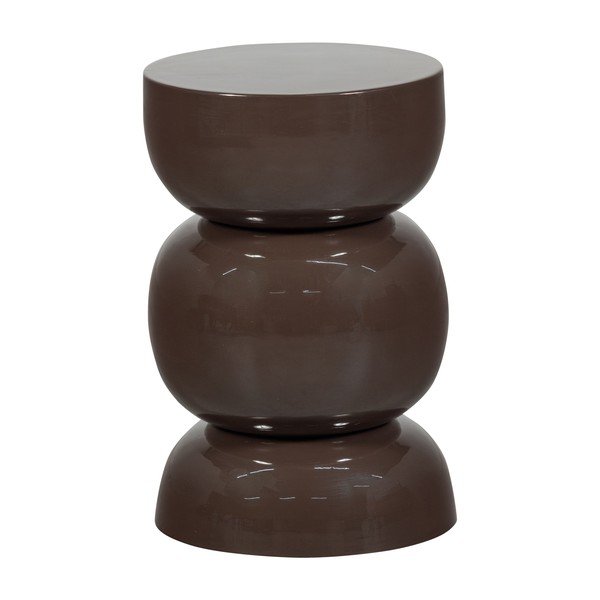 Kovový kulatý odkládací stolek ø 30 cm Breno – WOOOD