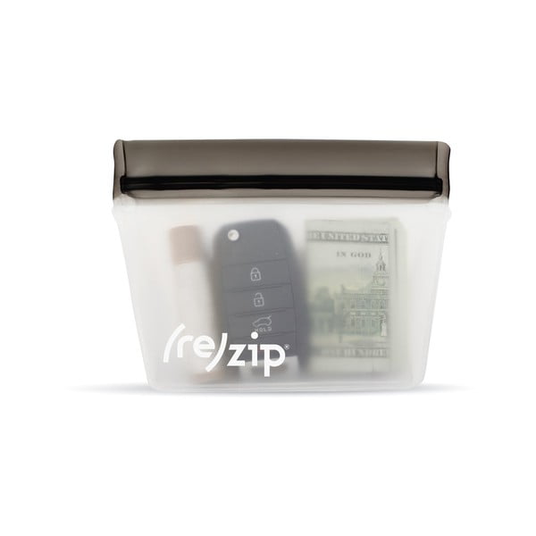 Sada 3 šedých svačinových sáčků (re)zip Essential-image-3