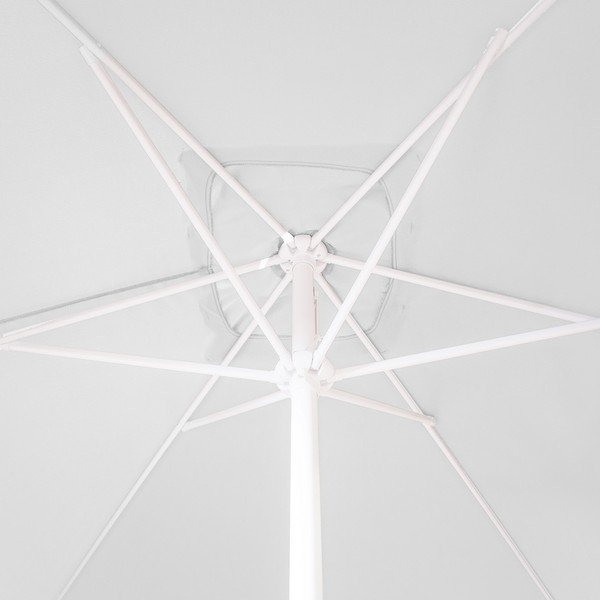 Bílý slunečník ø 300 cm Alba – LDK Garden-image-1