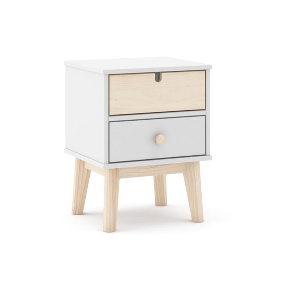 Bílý dětský noční stolek Estefania – Marckeric-image-2