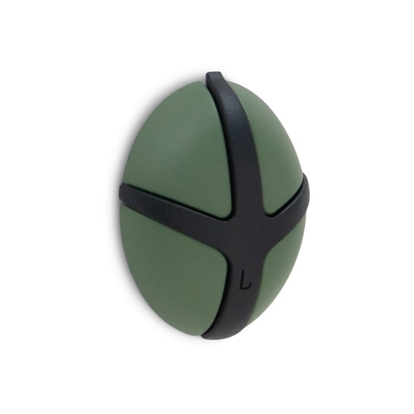 Tmavě zelený nástěnný háček Tick – Spinder Design