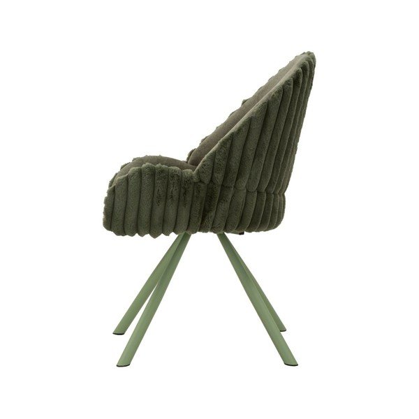 Zelená čalouněná jídelní křesla v sadě 2 ks s područkami Stockholm – Mauro Ferretti-image-4