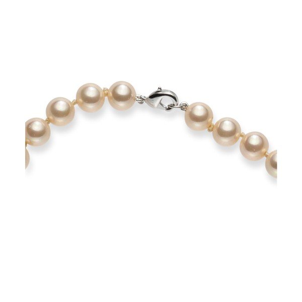 Světle žlutý perlový náhrdelník Pearls of London Mystic, délka 50 cm-image-2