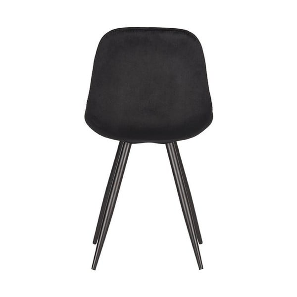 Černé sametové jídelní židle v sadě 2 ks Capri  – LABEL51-image-4