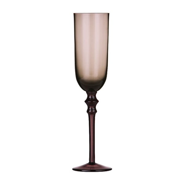 Set 4 sklenic na šampaňské Purple Clear