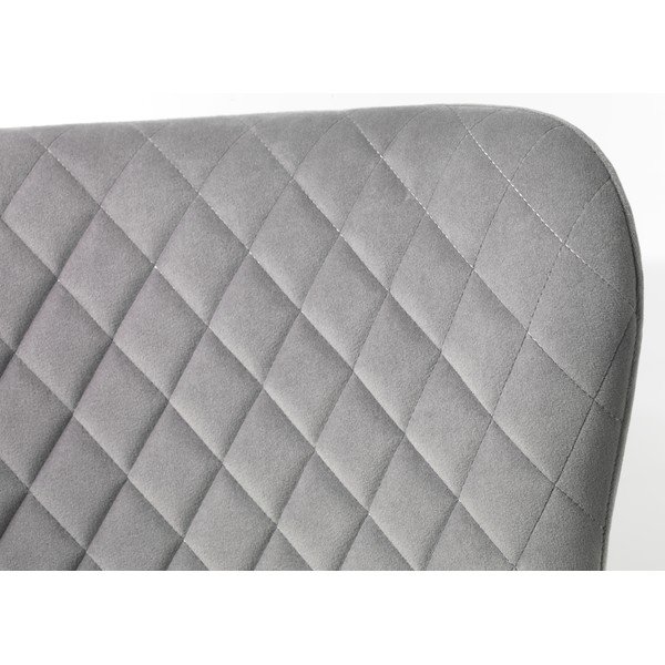 Světle šedé sametové křeslo Ottowa – Unique Furniture-image-1