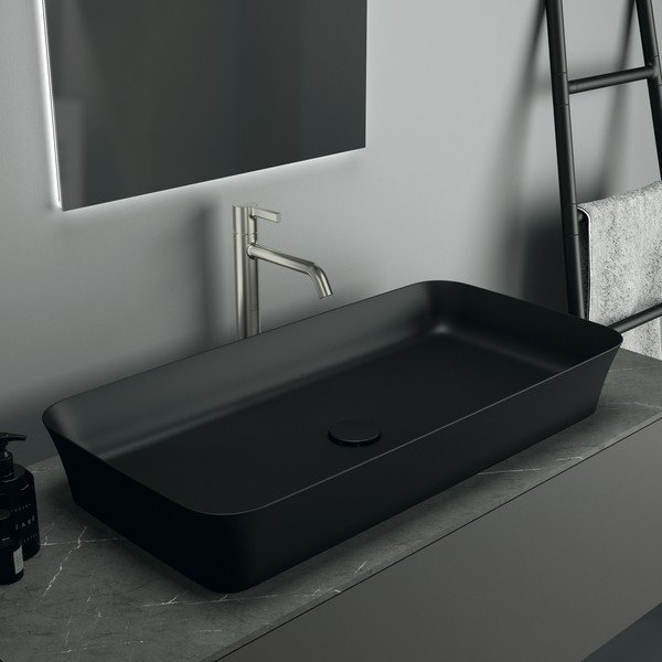 Matně černá umyvadlová výpusť ø 7 cm Ipalyss – Ideal Standard-image-1