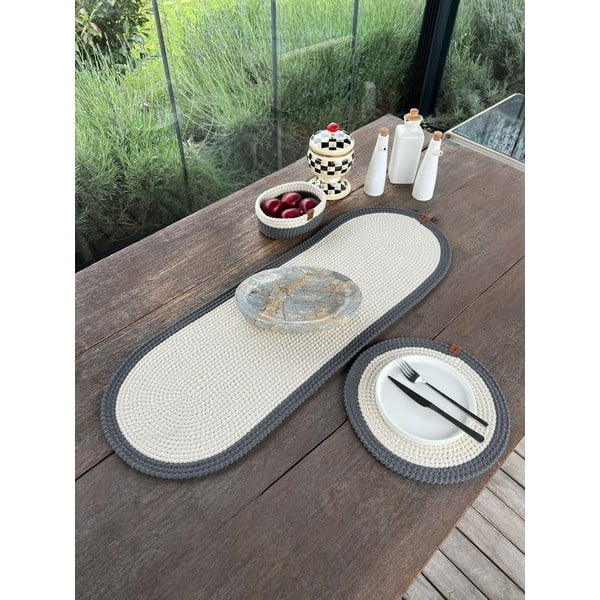 Jutový běhoun na stůl 35x100 cm Wicker – Mila Home Luxury-image-3