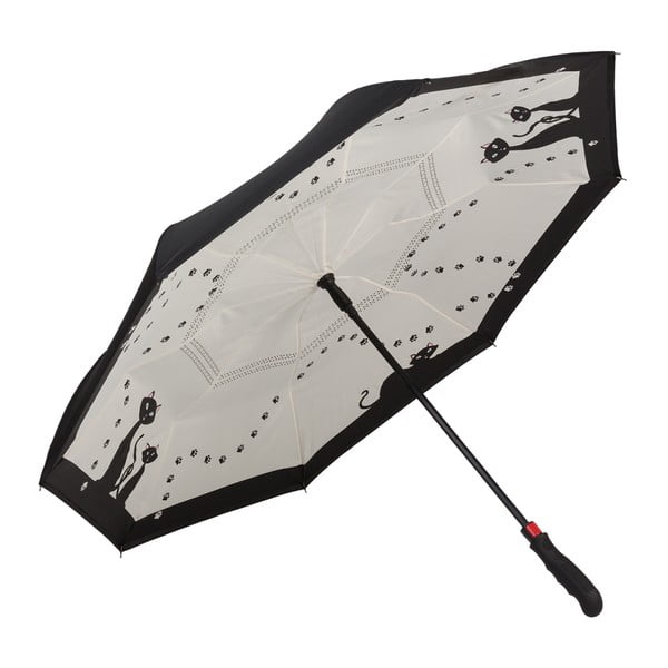 Golfový deštník Von Lilienfeld Black Cats FlicFlac, ø 110 cm