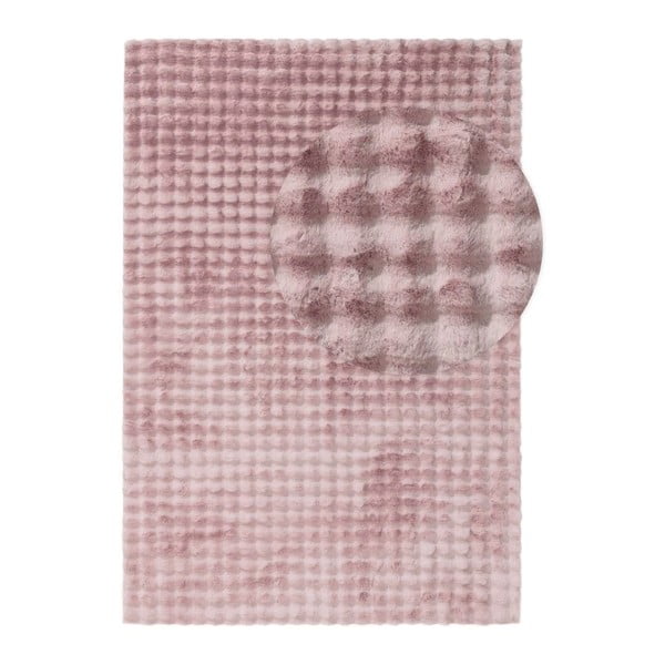 Růžový pratelný koberec 200x290 cm Bubble Pink – Mila Home