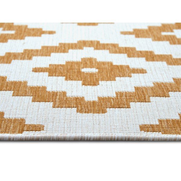 Okrově žluto-bílý venkovní koberec 200x290 cm Malta – NORTHRUGS-image-3
