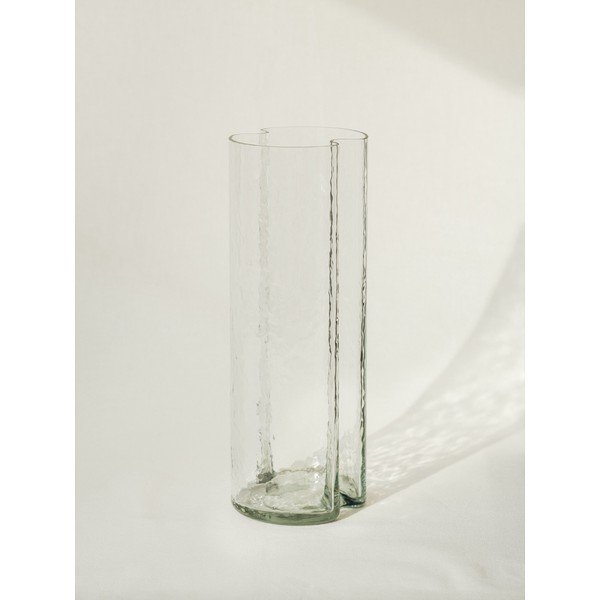 Skleněná ručně vyrobená váza (výška 24 cm) Tubu – noo.ma-image-2