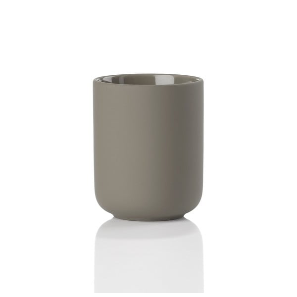 Hnědý kameninový kelímek na zubní kartáčky Ume - Zone-image-3