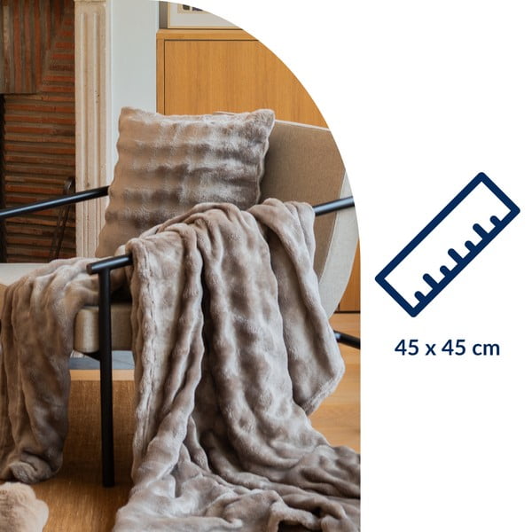 Dekorační polštář z mikroplyše 45x45 cm Wave – Tiseco Home Studio-image-4