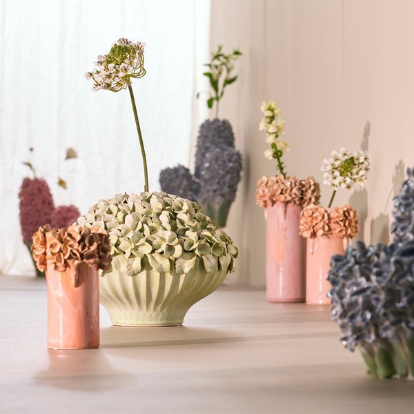 Růžová keramická váza (výška 31 cm) Luserna – Light & Living-image-1
