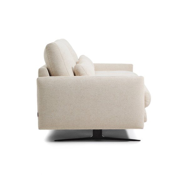 Béžová žinylková pohovka 240 cm Veliro – Kave Home-image-3