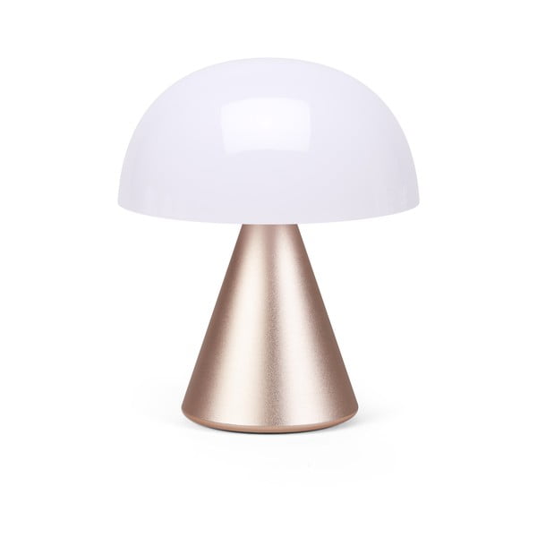Bílo-světle růžová LED stolní lampa (výška 11 cm) Mina M – Lexon
