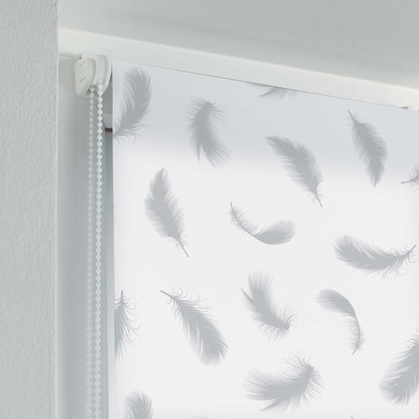 Bílá textilní roleta 60x90 cm Envolea – douceur d'intérieur-image-1