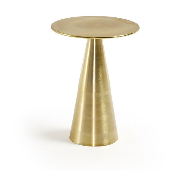 Hliníkový kulatý odkládací stolek ø 39 cm Rhet – Kave Home