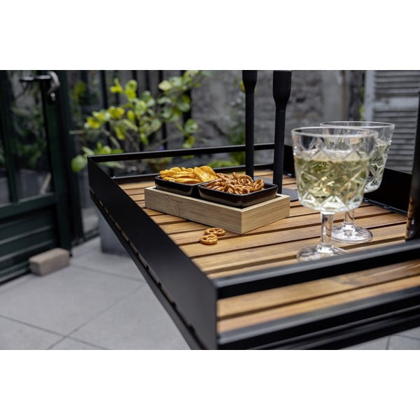 Černé keramické servírovací mísy v sadě 2 ks s podnosem Elo – Wenko-image-3