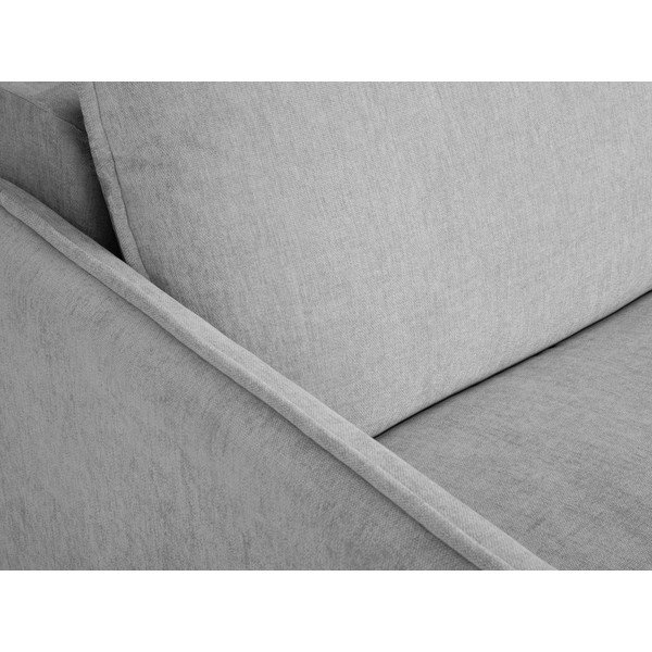 Světle šedá rozkládací pohovka 166 cm Dalida – Micadoni Home-image-1
