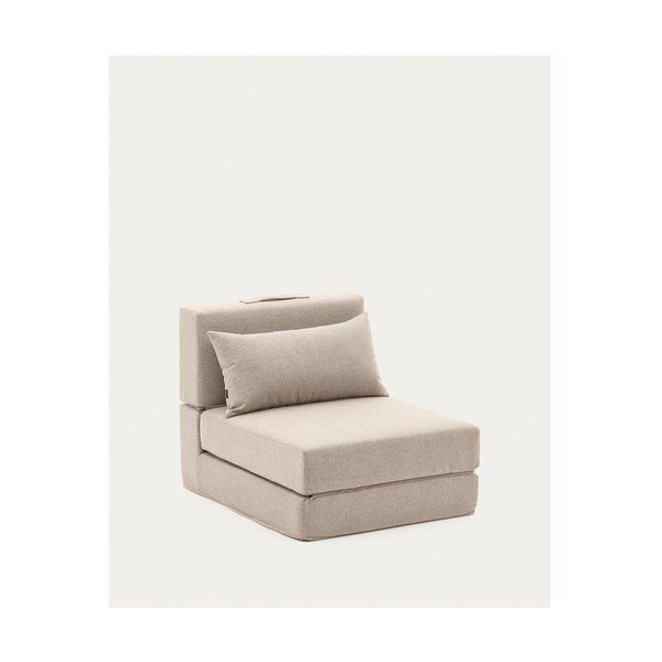 Rozkládací křeslo šedobéžové Arty – Kave Home-image-4