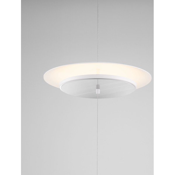 Matně bílá hliníková LED stmívatelná stojací lampa (výška 330 cm) Olos – Nova Luce-image-2