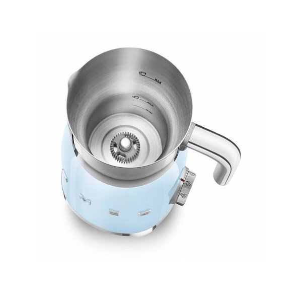 Světle modrý elektrický šlehač mléka 50's Retro Style  – SMEG-image-2