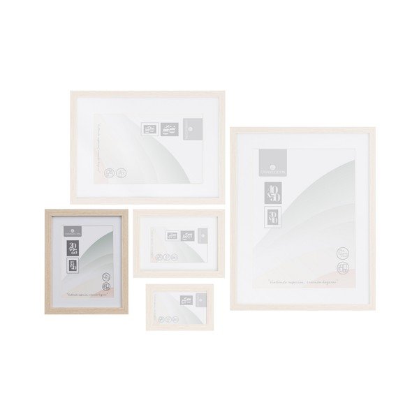 Stojací/na zeď rámeček v přírodní barvě 22,5x28 cm Sencillo – Casa Selección-image-1