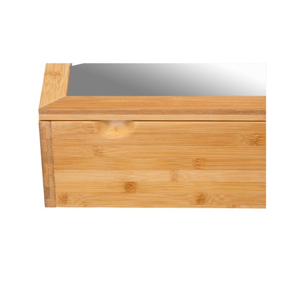 Koupelnová skříňka z bambusového dřeva se zrcadlem Wenko Bambusa-image-1