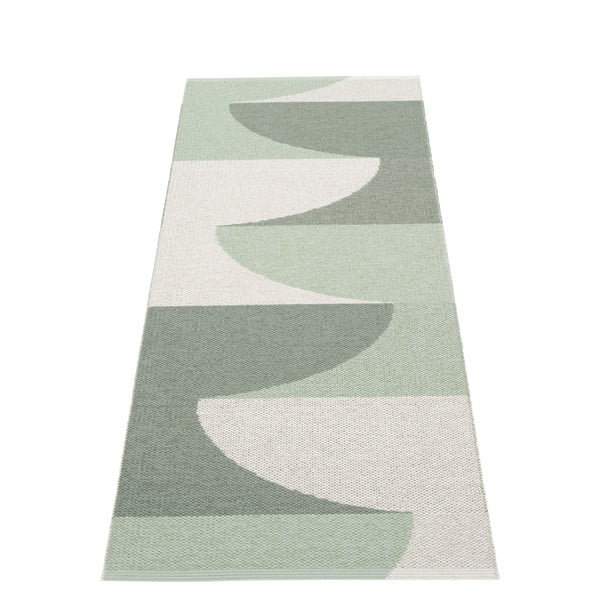 Zelený vnitřní a venkovní běhoun 70x180 cm Hill Army Misty Mint – Pappelina